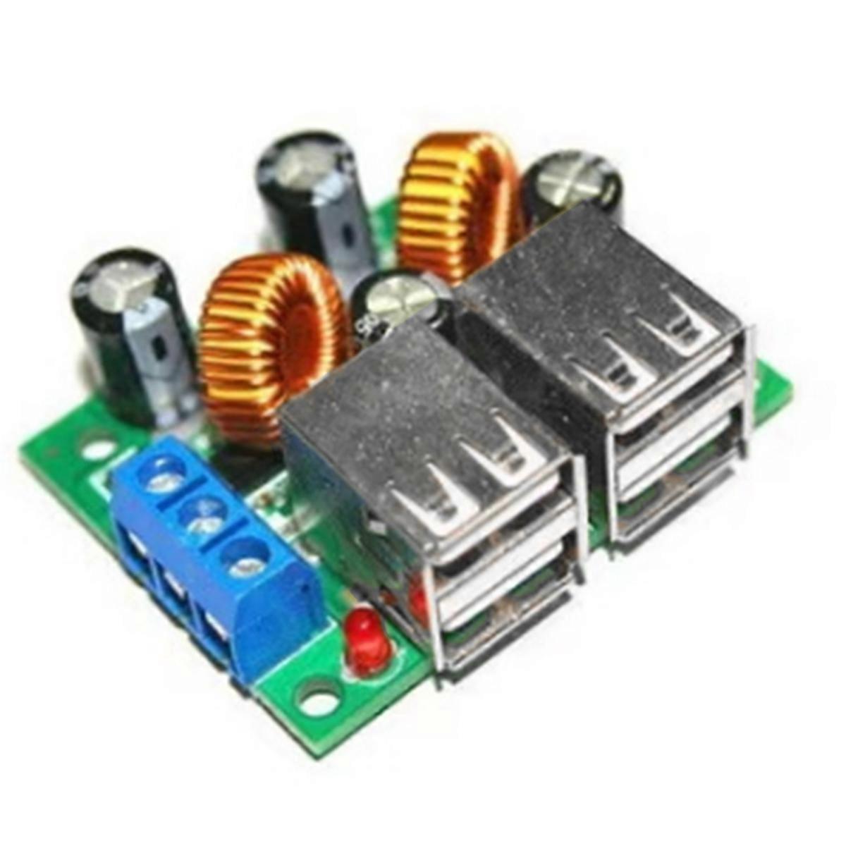 4 USB Port A5268 Step-Down Power Supply Converter Board Module