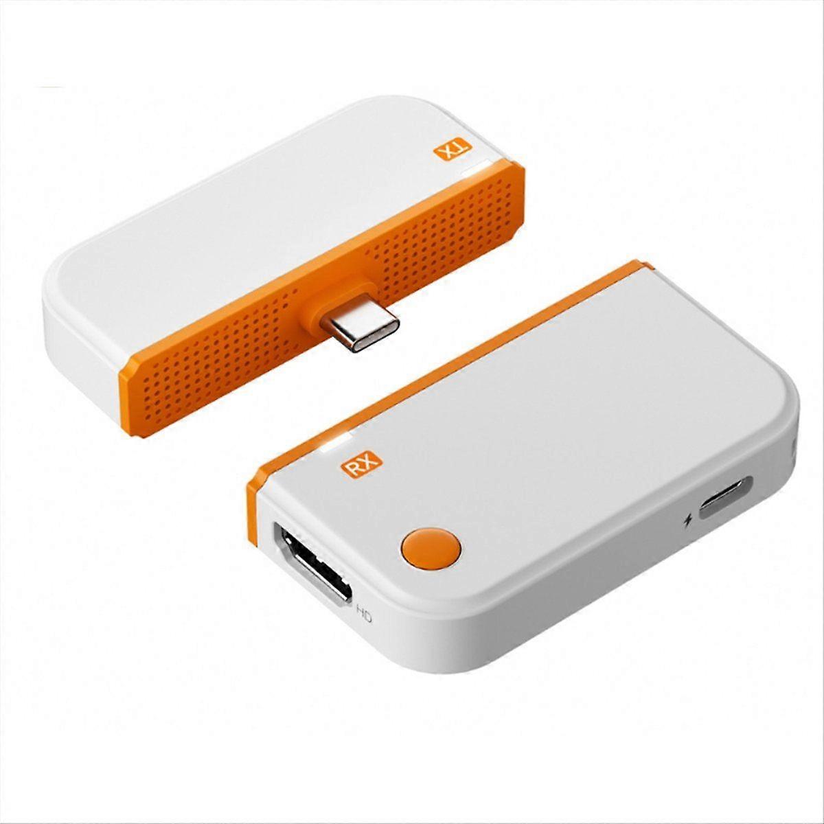 50M Type C Wireless Video Transmitter Receiver -Compatible Extender Adapter Dongle for PC Phone TV