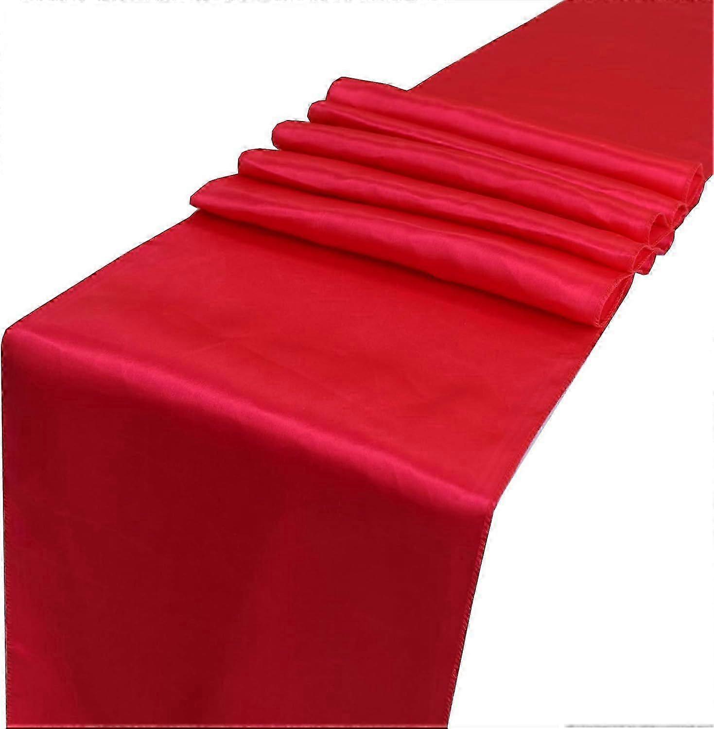 2025 Latest Model Satin Table Runner 12 x 108 Inch for Wedding Reception Decoration, Shiny Silk and Smooth C