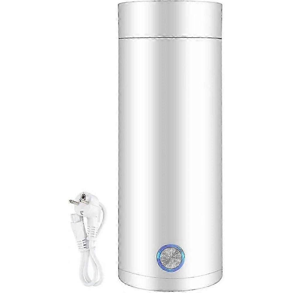 Portable Mini Insulation Integrated Automatic Electric Heating Cup (White)