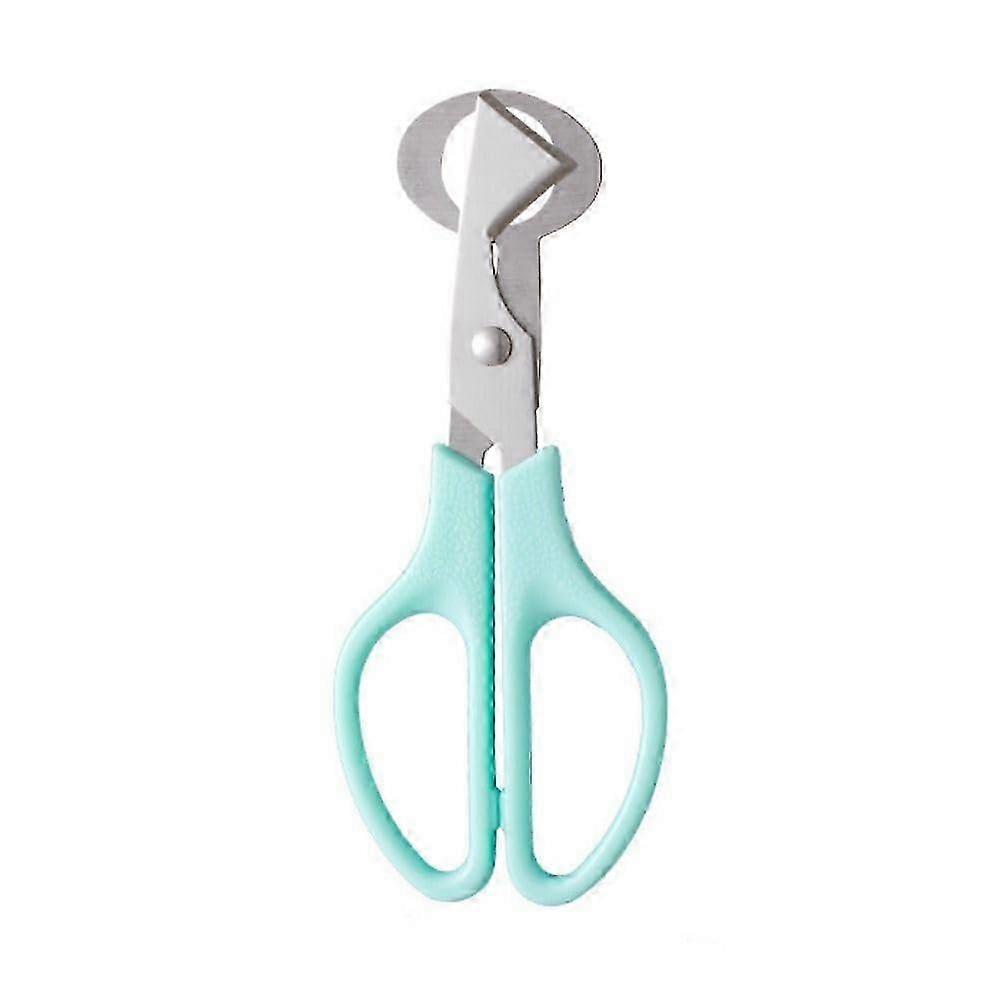 2025 Stainless Steel Quail Egg Scissors, Pigeon Egg Cutter Tool, Shell Separator, Peeler, Cracker (Blue)