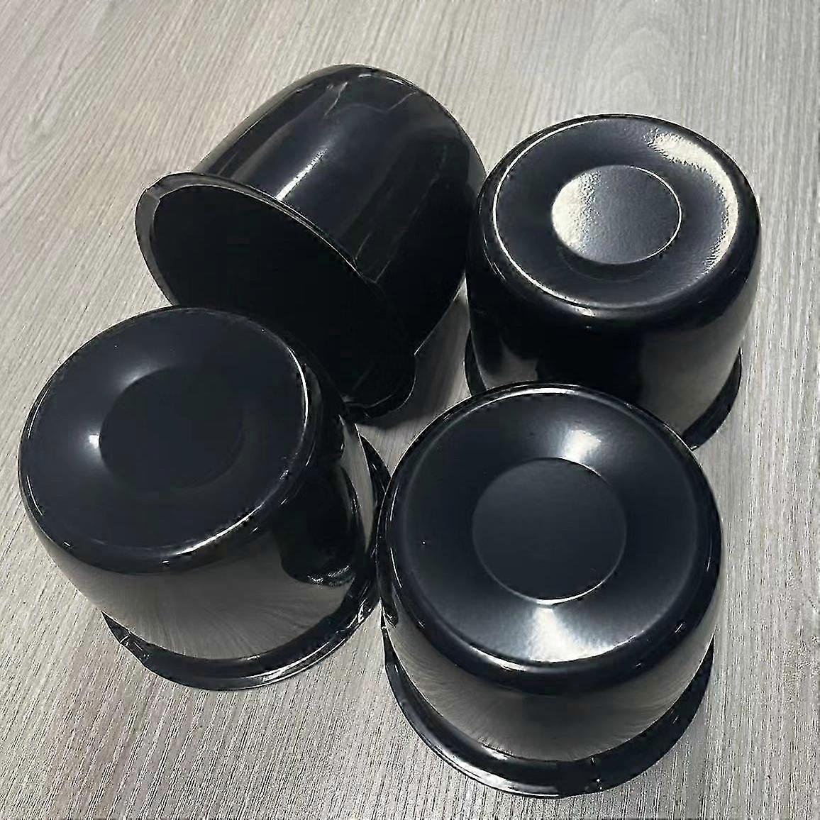 4x4 stålfelgsenterhette Sort hette for 110 mm senterboring Felgdeler 25-26