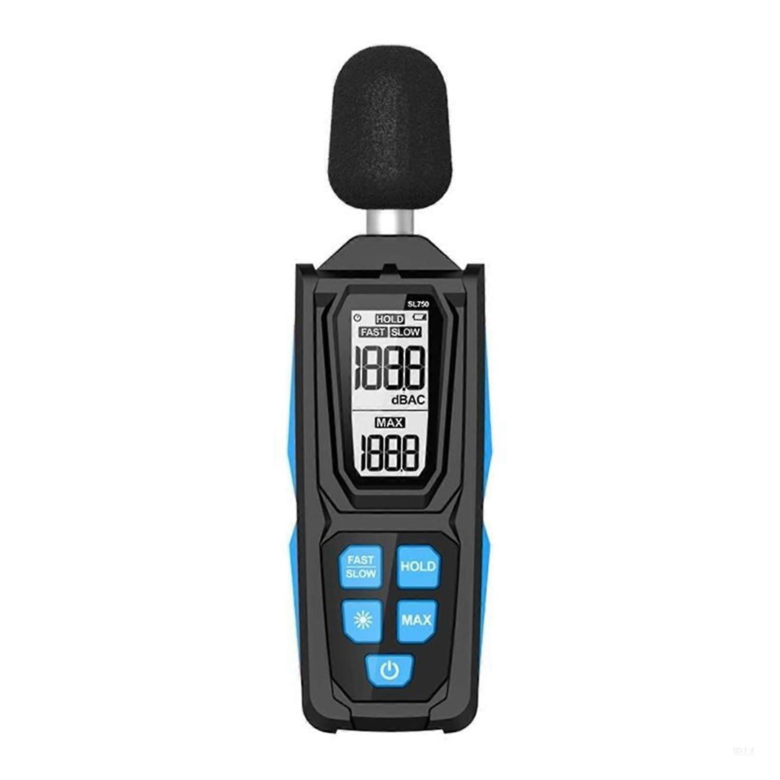 Advanced Decibel Noise Meter With Adjustable Sampling Rate Plastic Housing For Sound Level Measurement