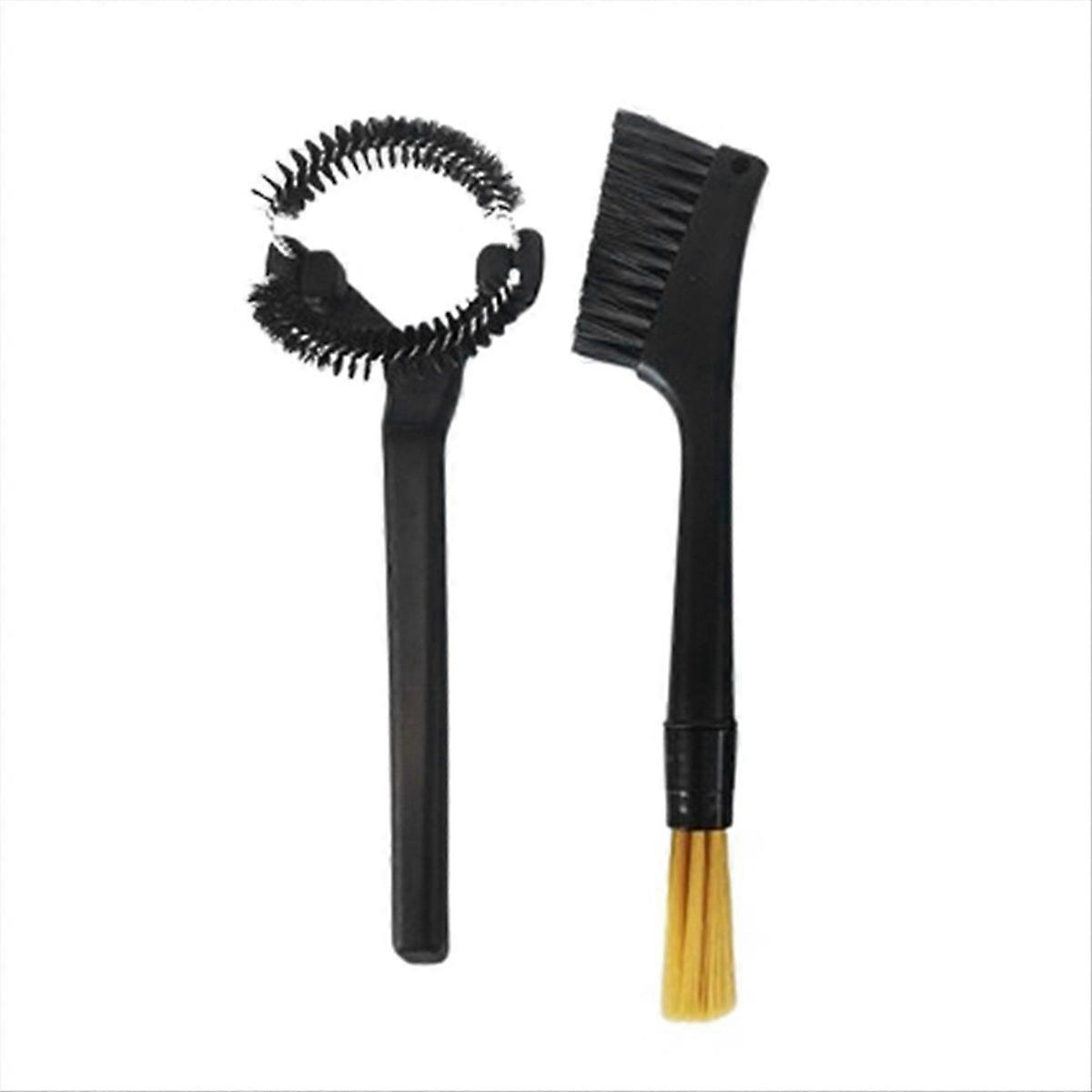 Coffee Tool Cleaning Brush Set Double-Headed Curved