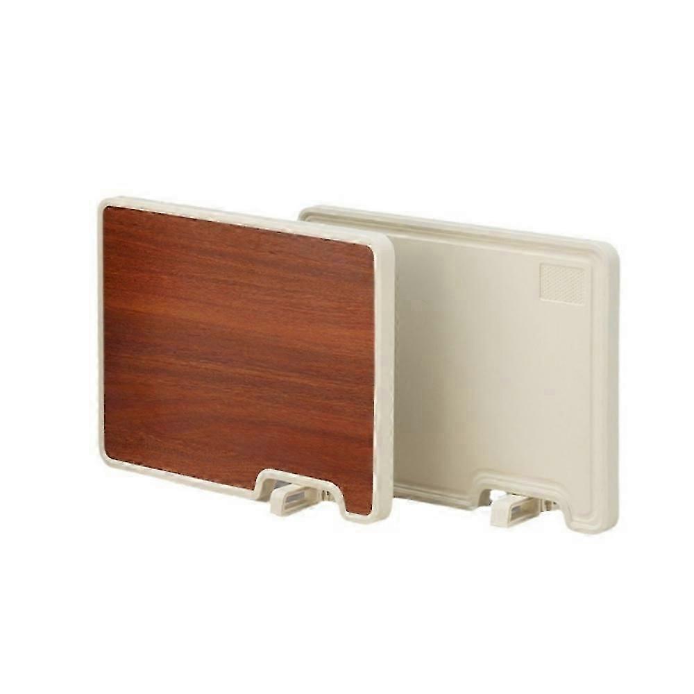Double Sided Cutting Board with Stand, Cutting Board with Water Locking Channel