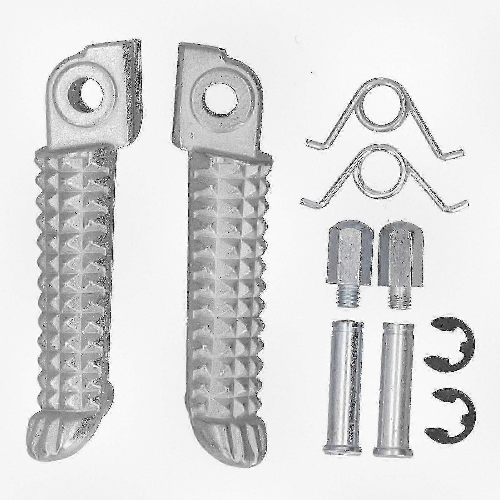 Universal Motorcycle Footrest Step Pegs Compatible with Yamaha R1 R6 MT Series R3 R15 R25 FZ Models YZF600 YZF1000