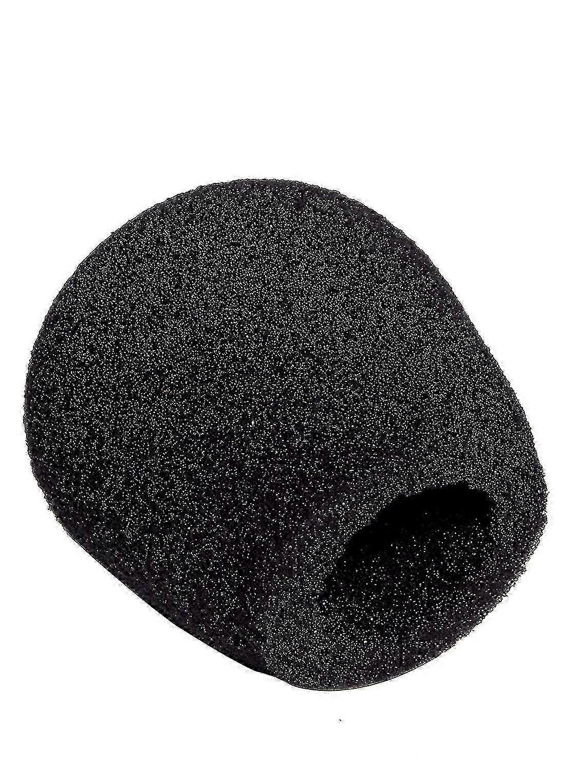 Mikrofon Rüzgar Koruma Kapağı Kaydı için Gürültü Azaltma ve Net Ses Korumalı Siyah Mikrofon Köpük Rüzgarlığı