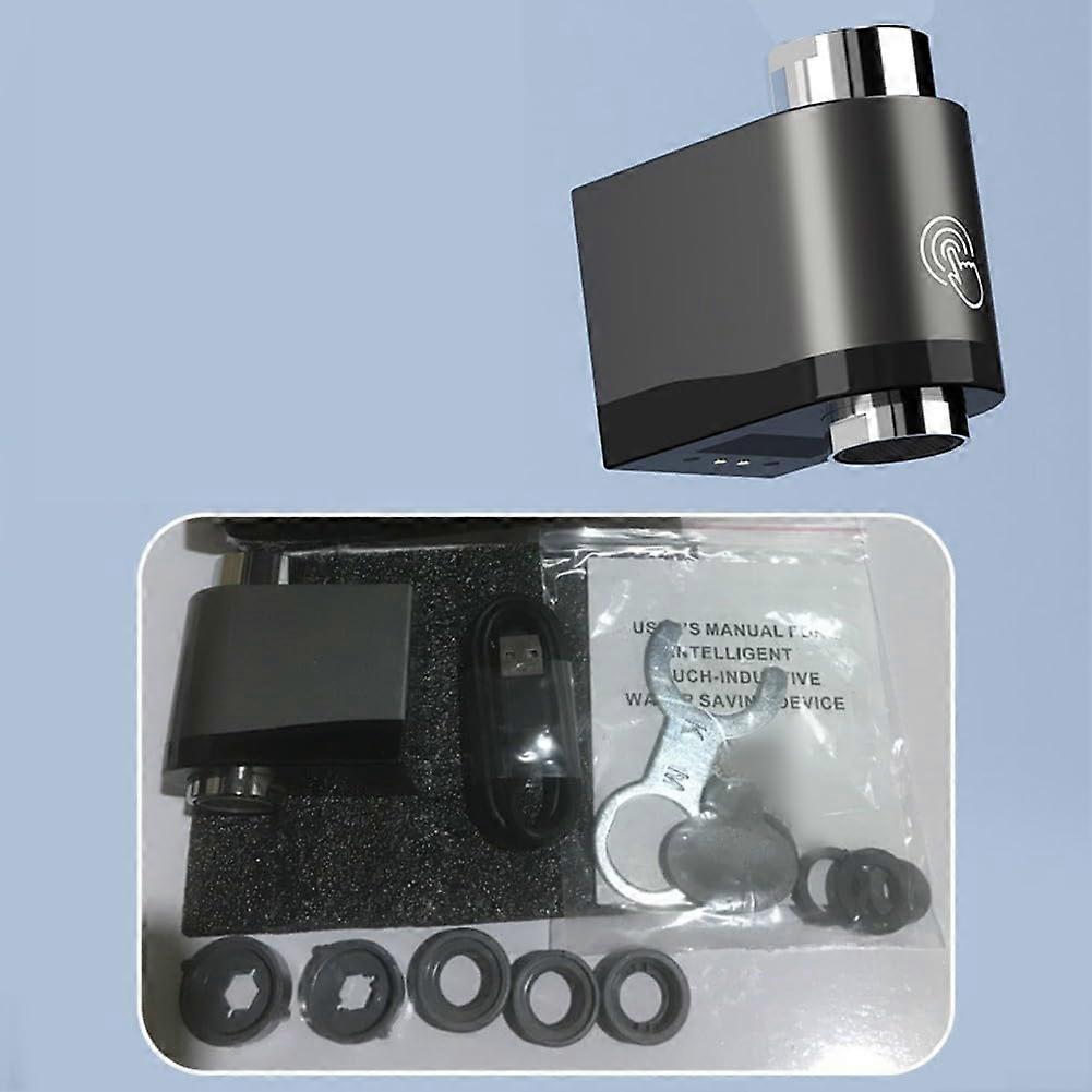 Faucet Infrared Sensor Water Saver Tap Adapter, Dual Sensing Tech, Touch Operation, IPX6 Waterproof, Hygiene & Energy A