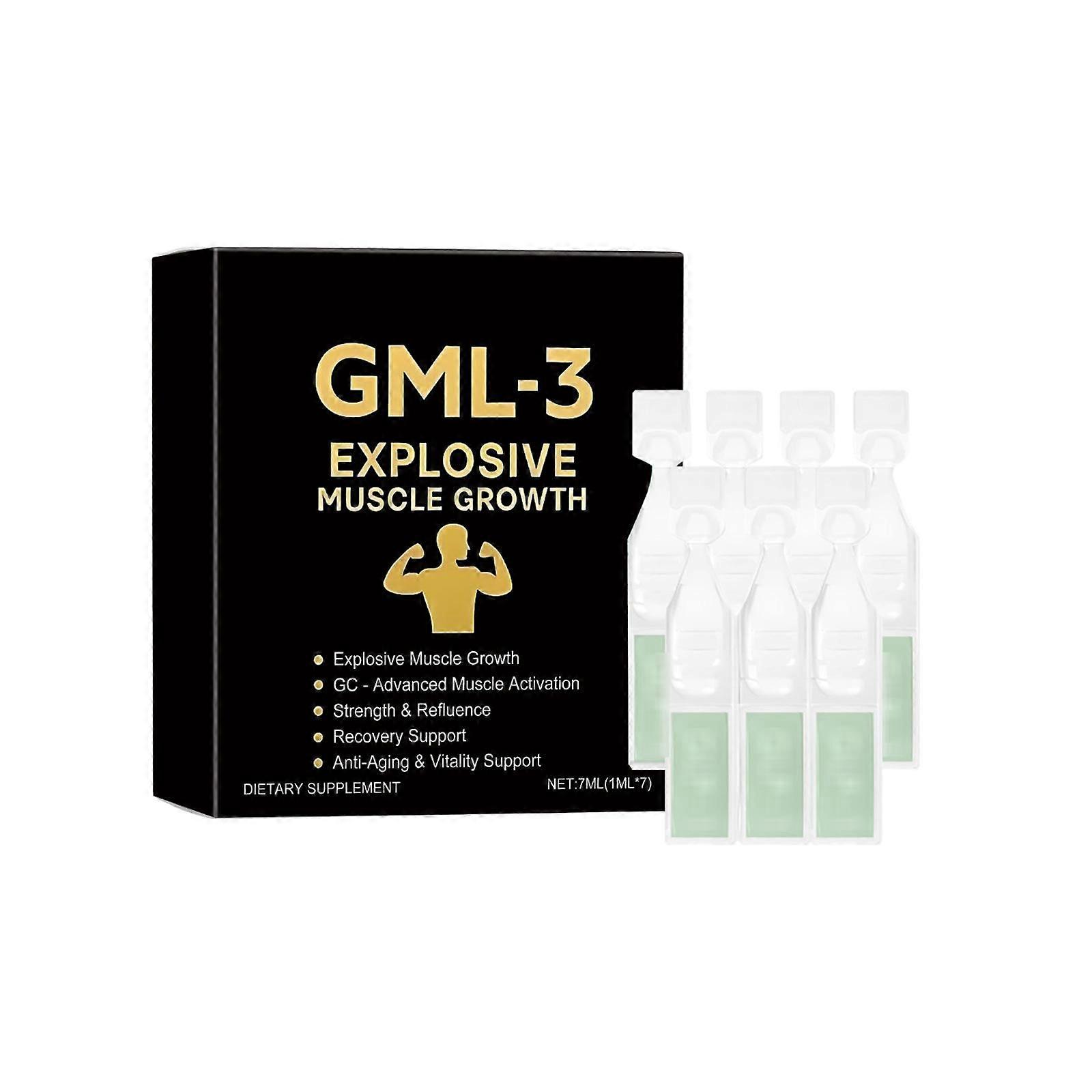 GML-3 Six in One Muscle Growth Oral Solution Muscle Synthesis Fat-Burning Support Drinks