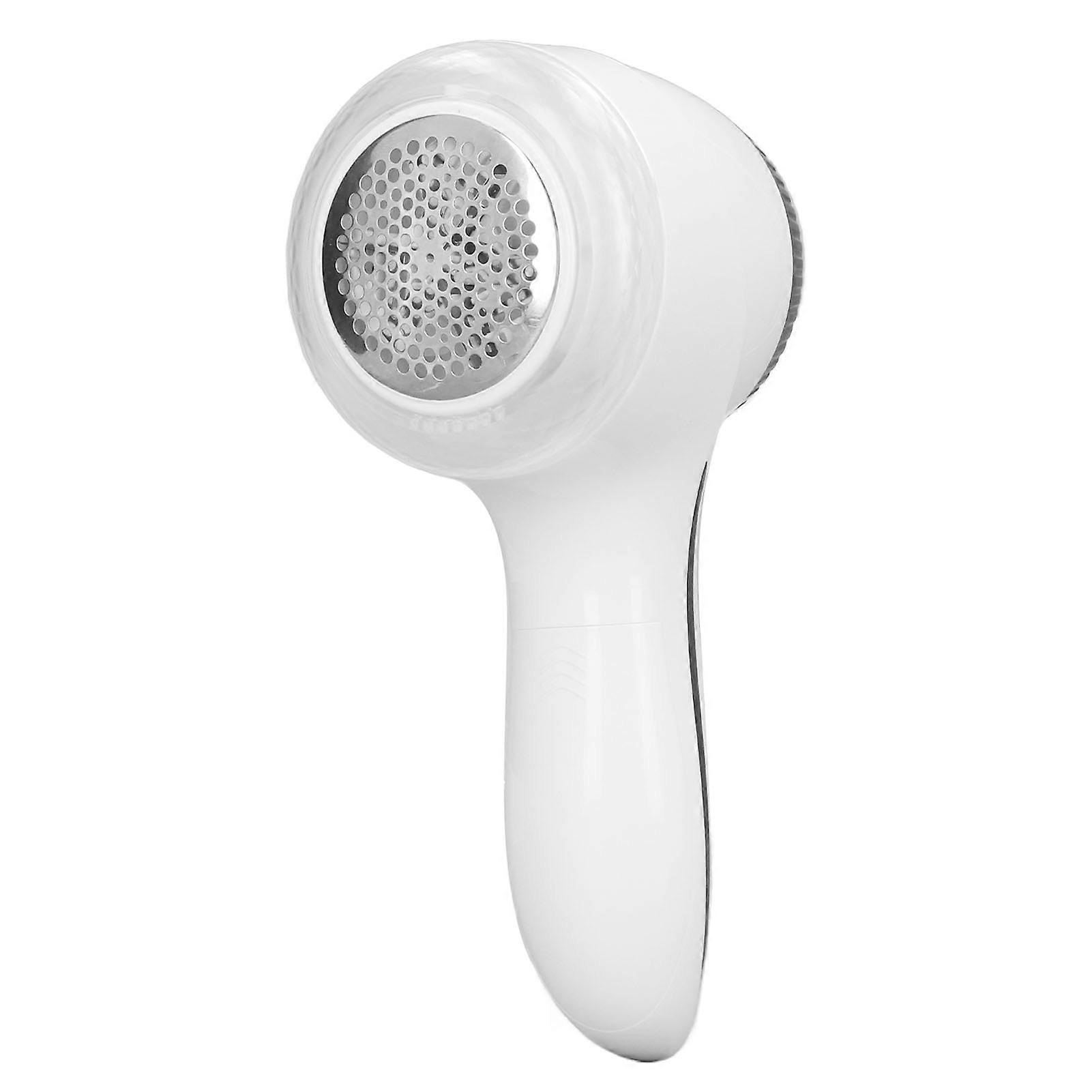 Portable Fabric Shaver Battery Operated Fuzz Ball Lint Remover 2 in 1 Hair Ball Trimmer Household Clothes Shaving Machine Black