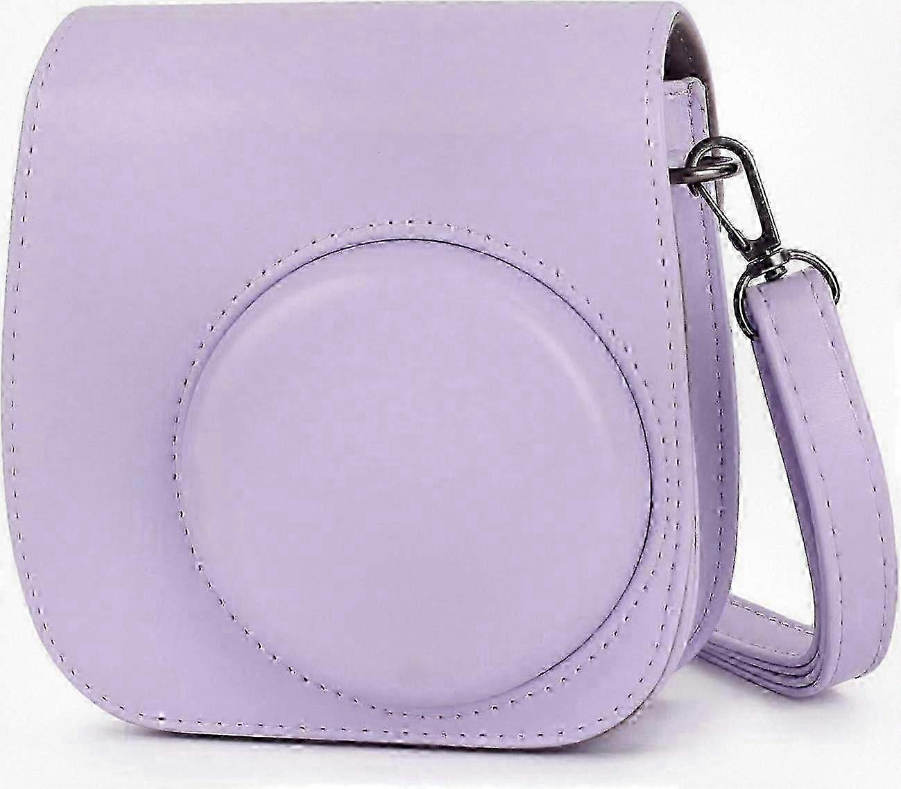 Fruugo Instant Camera Case for Mini 11 - PU Leather Pouch with Storage & Adjustable Strap