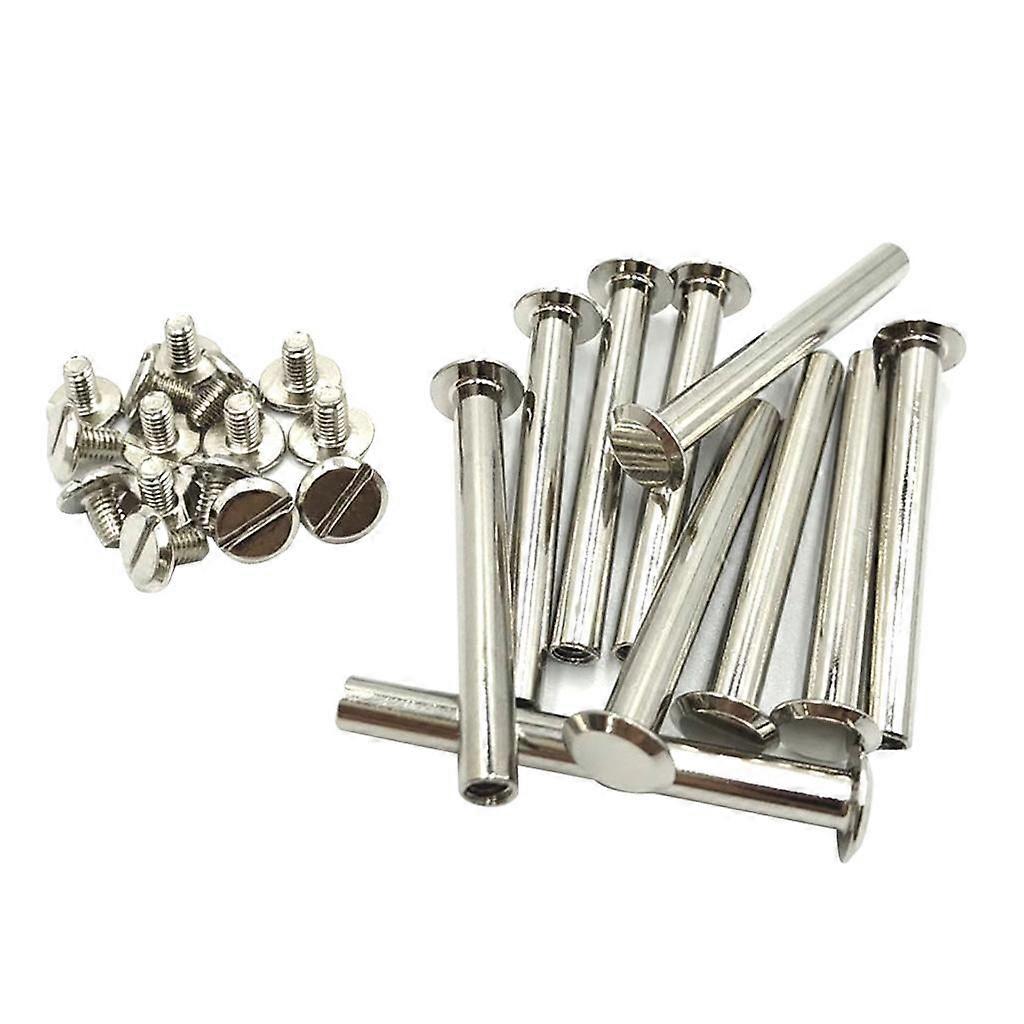 10 Sets Posts Binding Screwback Rivets for Scrapbook Booking Binding 10x55mm