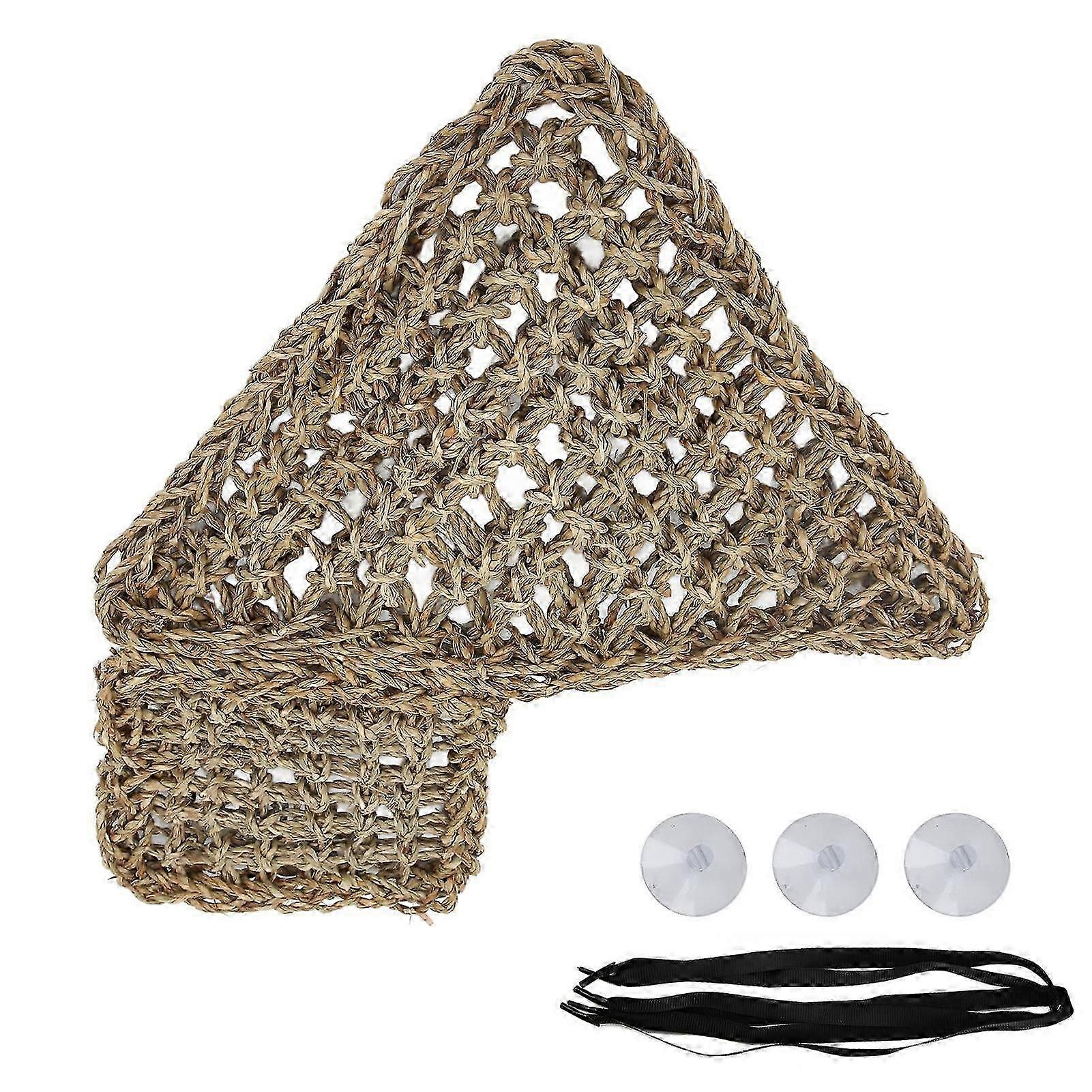 Lizard Climbing Hammock Climbing Pet Entertainment Triangular Seagrass Jungle Vines Hammock