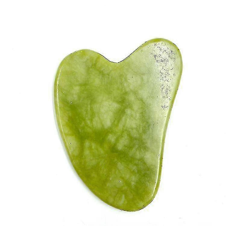 Gua Sha Massage Stein Jade Grün-26 B
