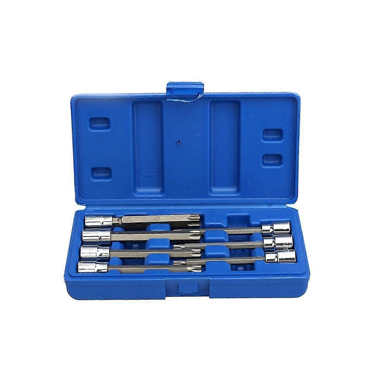 7 Pieces Of 3/8 Hexagon Socket Wrench With Inner Hexagon Socket Head And T-shaped Flower Screwdrive