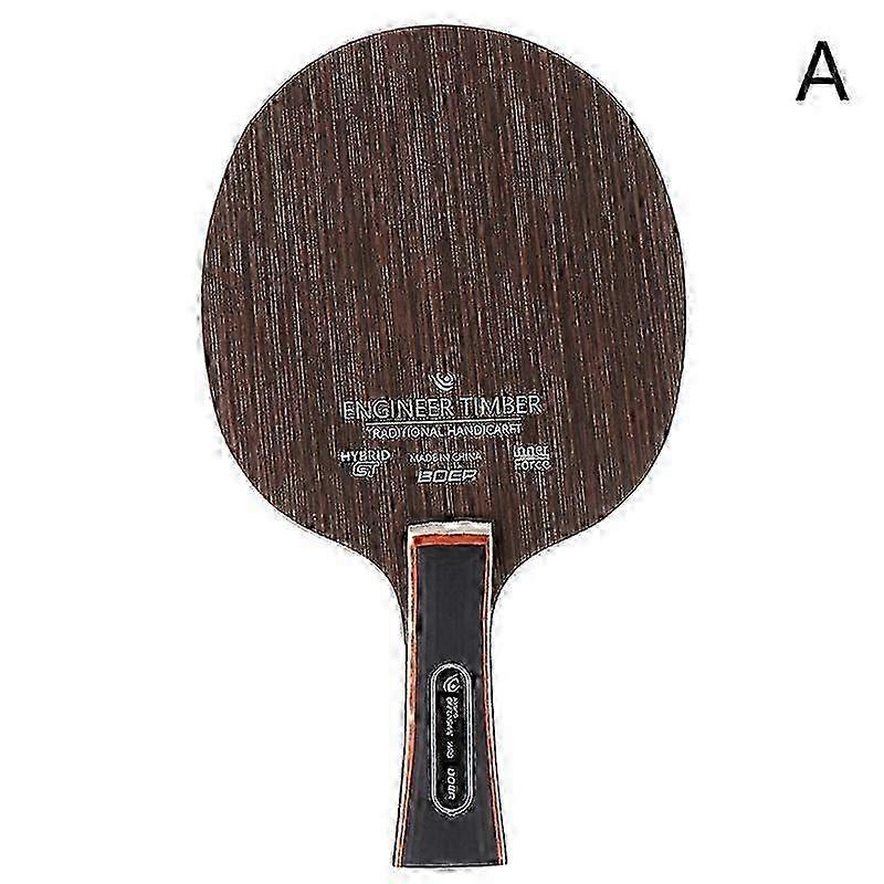 Ebony Dalbergia Table Tennis Racket Bottom Plate 5 Ply Ping Pong Blade Paddle Long Handl For Quick Attack Offensive Players