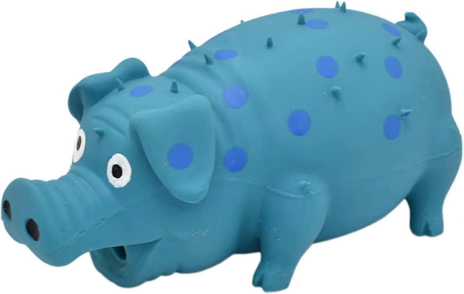 Pet Dog Chew Toys Cute Rubber Screaming Pig Strong Grunts Squeaky Dog