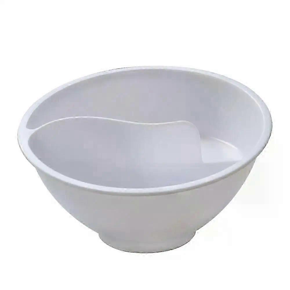 And Wet Separated Oatmeal Bowl Spiral Slide Partitioned Cereal Bowl Lazy Snack Bowl BPA-free Breakfast Plates Tray Tableware
