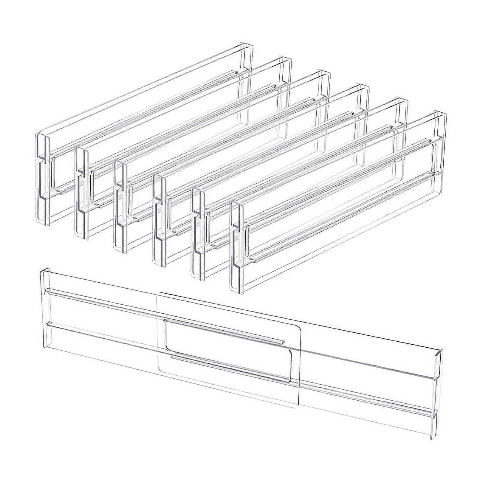 Storage Drawers Divider Retractable Plastic Drawer Partition Holder