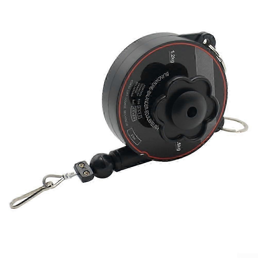Adjustable Telescopic Spring Balancer For Hanging Tools, 1.5 m Cable, 5 kg Capacity, Stainless Steel Body, Tool Balancer Edition 1110