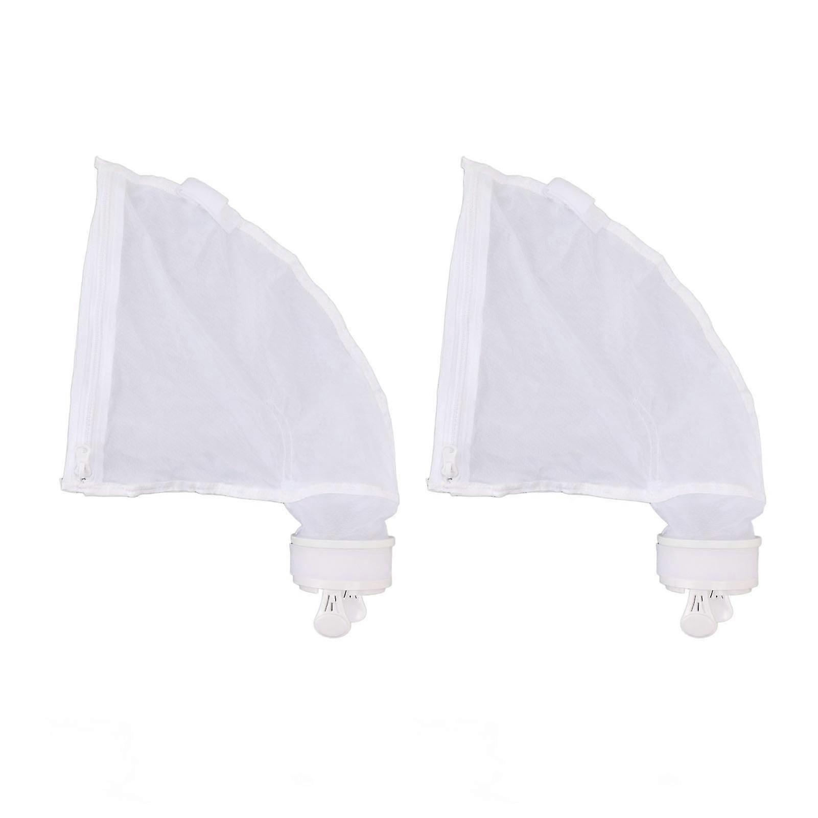 Zippered Filter Bags for Pool Cleaners, Compatible with Polaris 360 380 Nylon Mesh Debris Collection Bags, 2PCS Easy Install Remove Clean Pool Bags