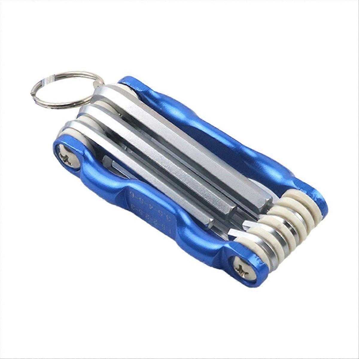 Folding Hex Key Box End Wrench Set Flat Ball Head Spanner Key Set-A