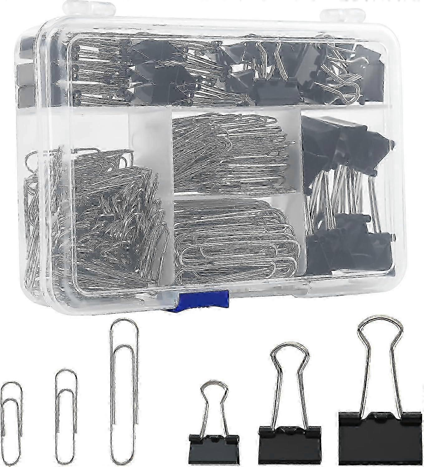 340 Pcs Binder Clips for Office Assorted Sizes 2025
