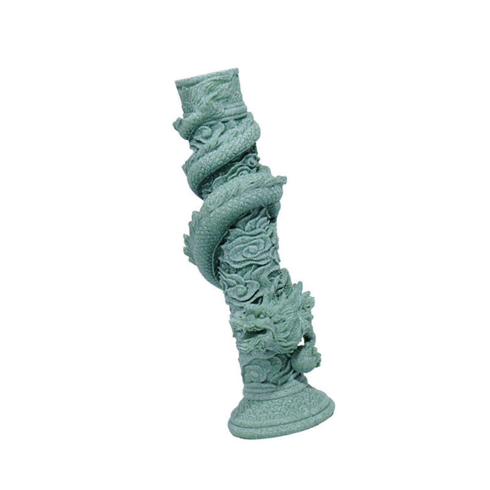 Additional Rosin Dragon Statuette Enhances Aquascaping Plan Perfect For Home Marine Display Multicolor