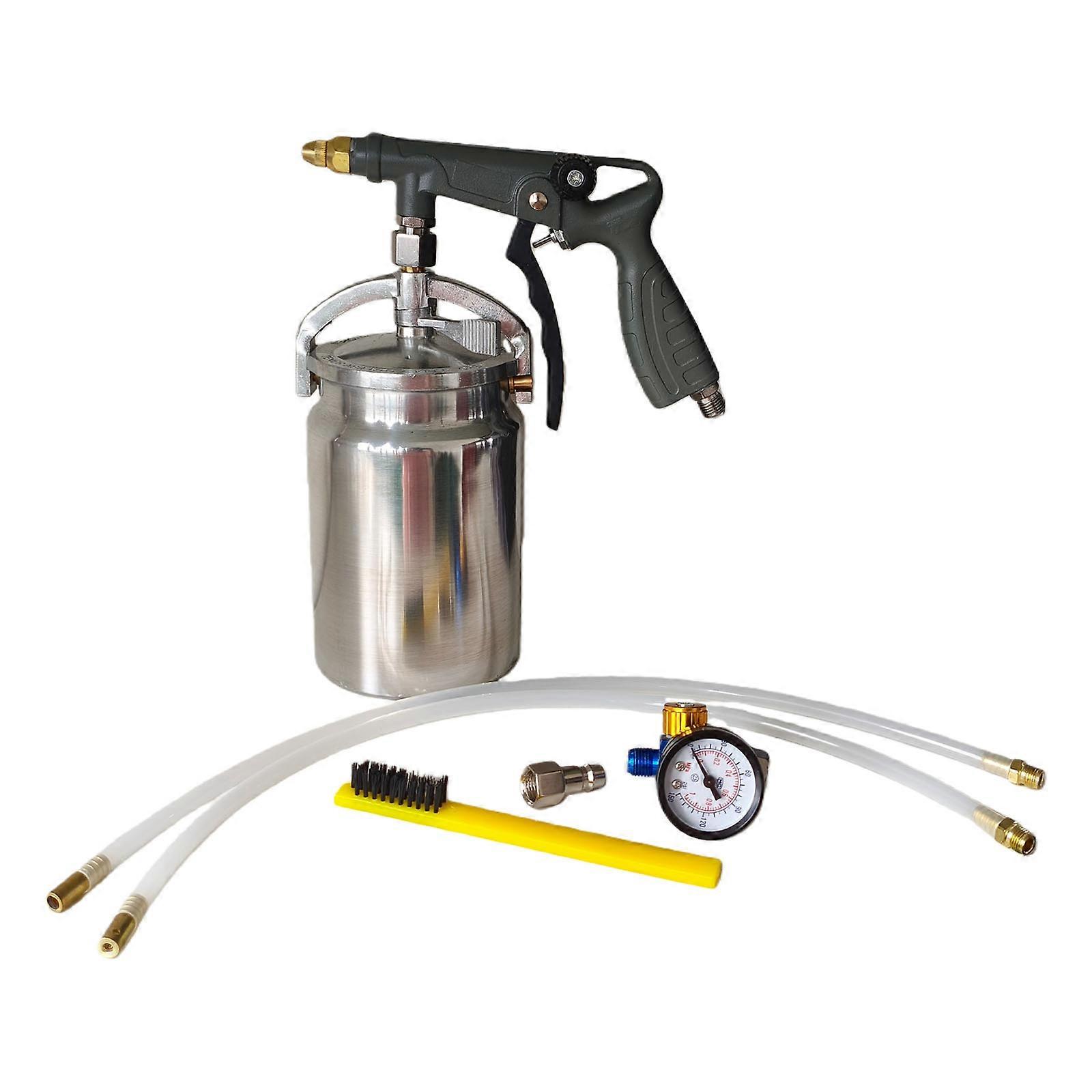 High Efficiency 1000ml Undercoating Sprayer Guns Featuring 360°Swivel Extension Wand High Pressure Automotive Coating Tool Multicolor