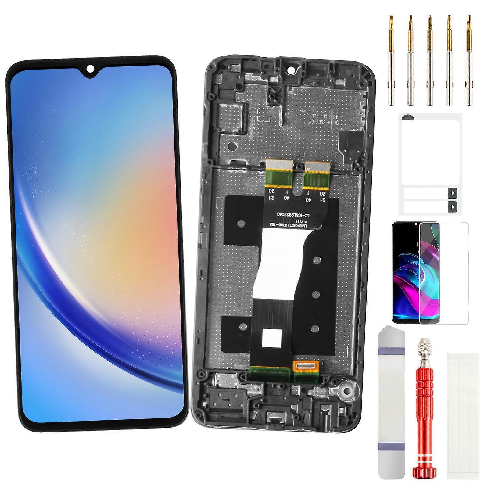 A05s LCD Screen Replacement Full Assembly With Panel And Frame For Easy Installation Multicolor