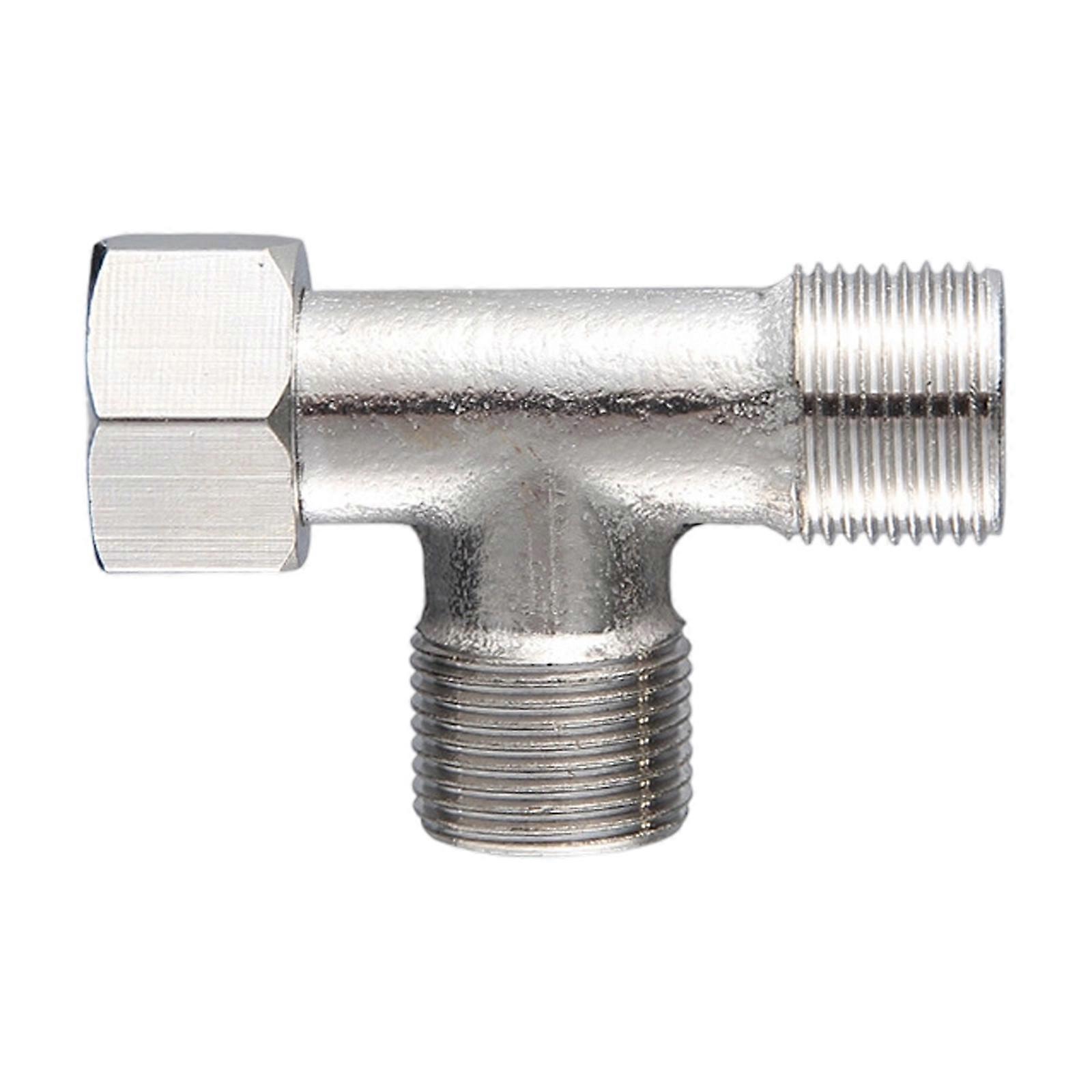 MultiConnection CorrosionProof 304 3port Fitting 3Way T Adapter For High Pressure Gas Liquid Transfer For Pipelines Use Multicolor