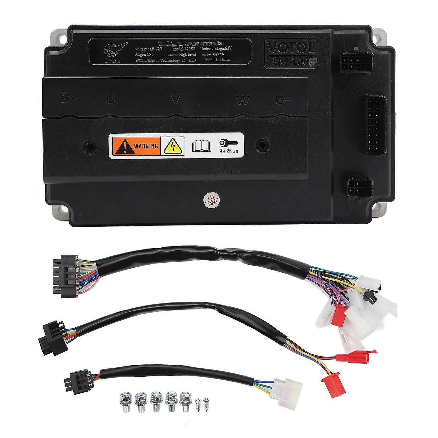 EM100SP Brushless DC Controller ECU Programmable 48V to 72V 200A IP67 Waterproof for Electric Scoote