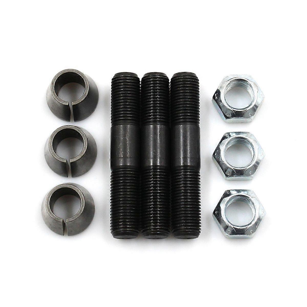 3 inch Stud and Conical Washer and Nut Kit for 44 Axle