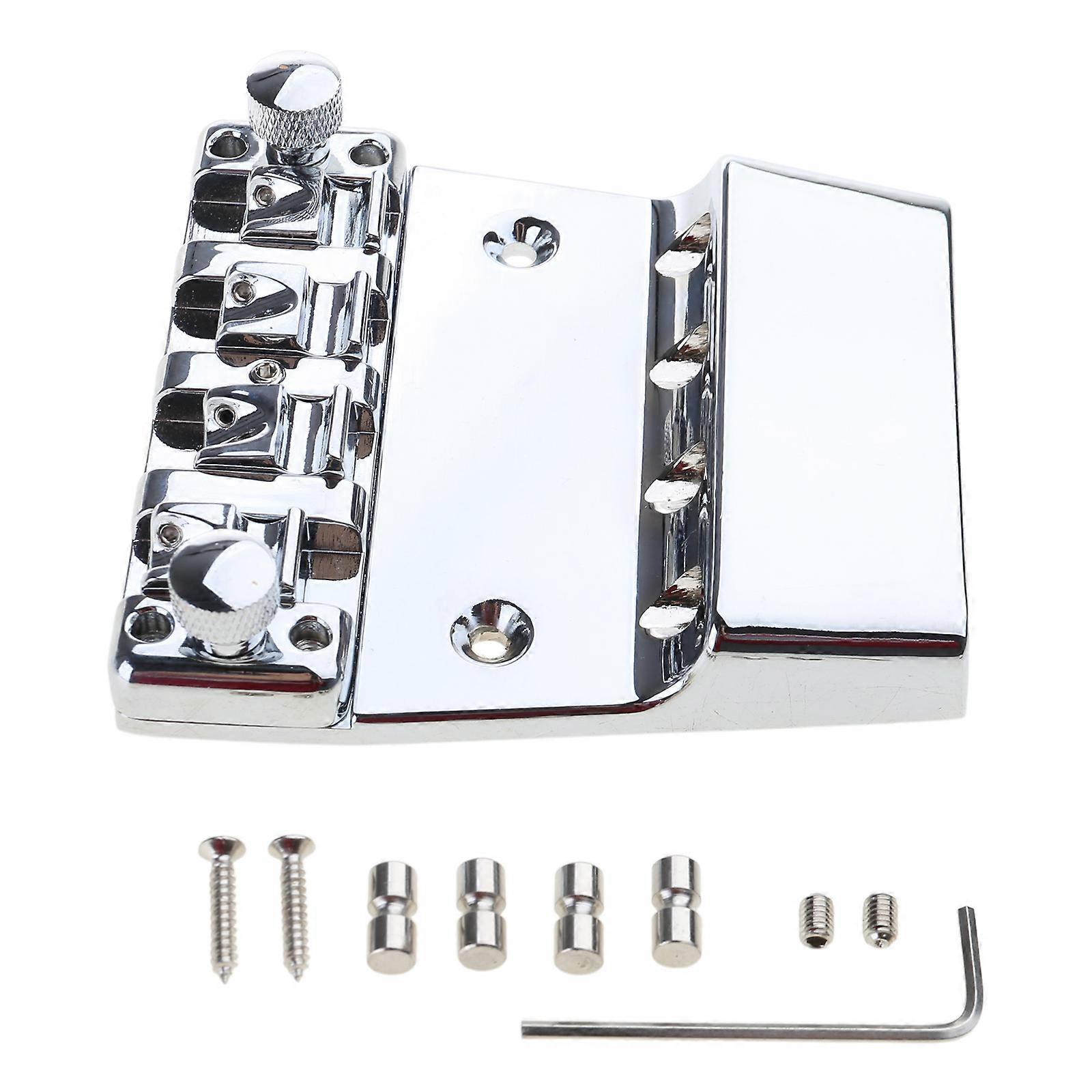 4-strängad elbas stall hård svans fast bas stall rullsadlar stall för basgitarr del flerfärgad