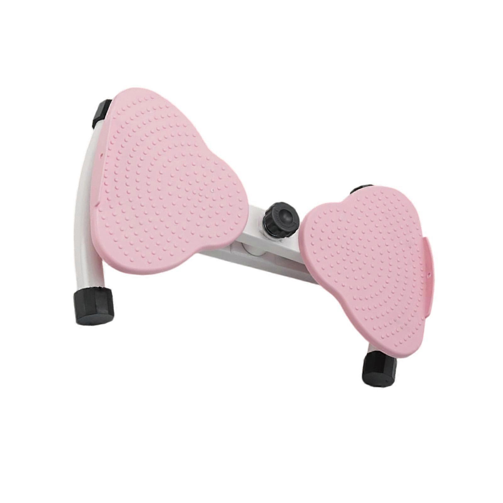 Waist Twist Board with Pull Rope Core Workouts Waist Twist Board Machine Nonslip Waist Twisting Exercise Machine  Pink