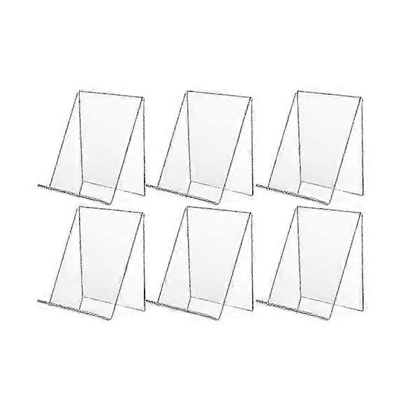 Transparent Display Stand 6-pack for books, pictures and decorative items [DB] yc