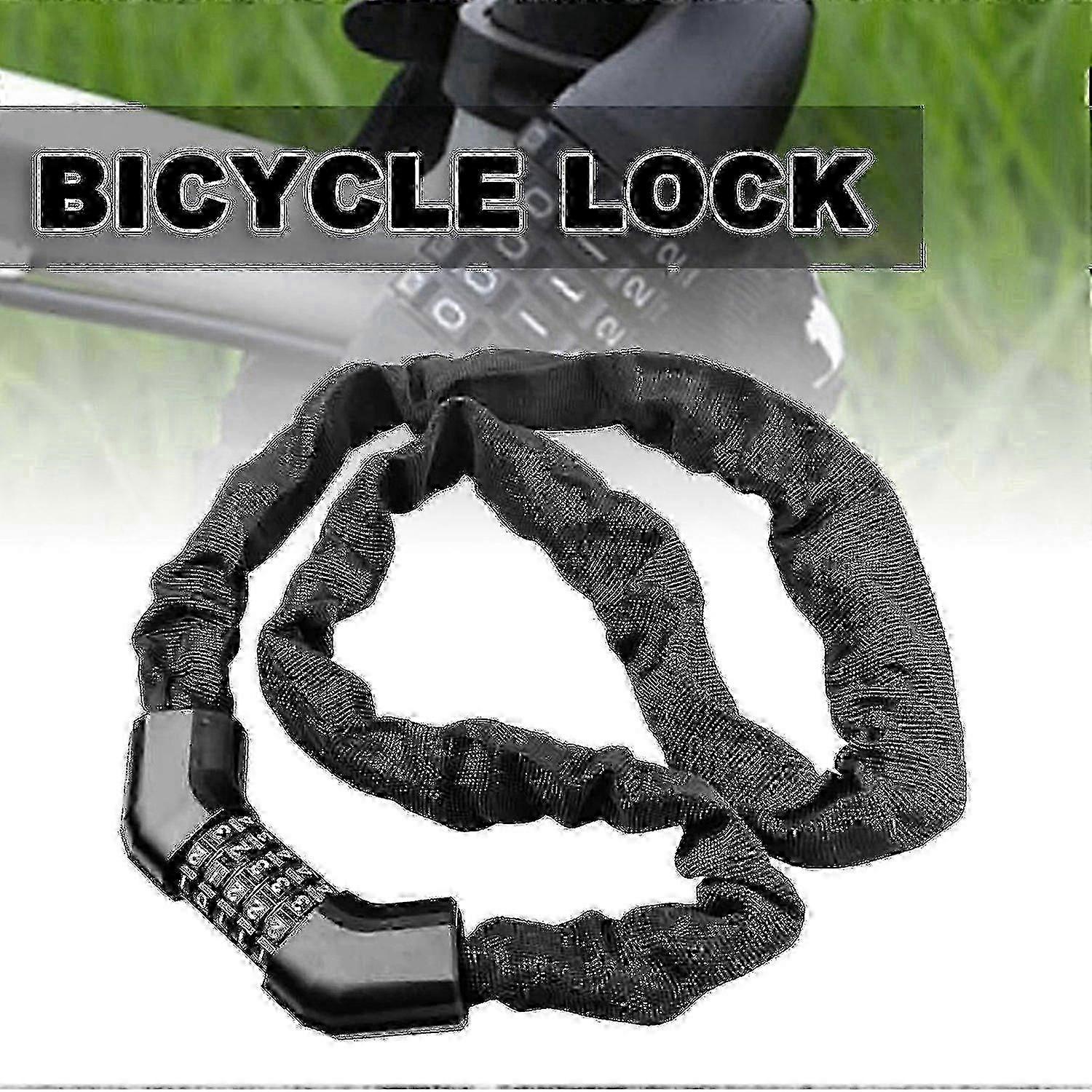 Bike Anti-theft Chain Lock with 5-Digit Password, 1300mm