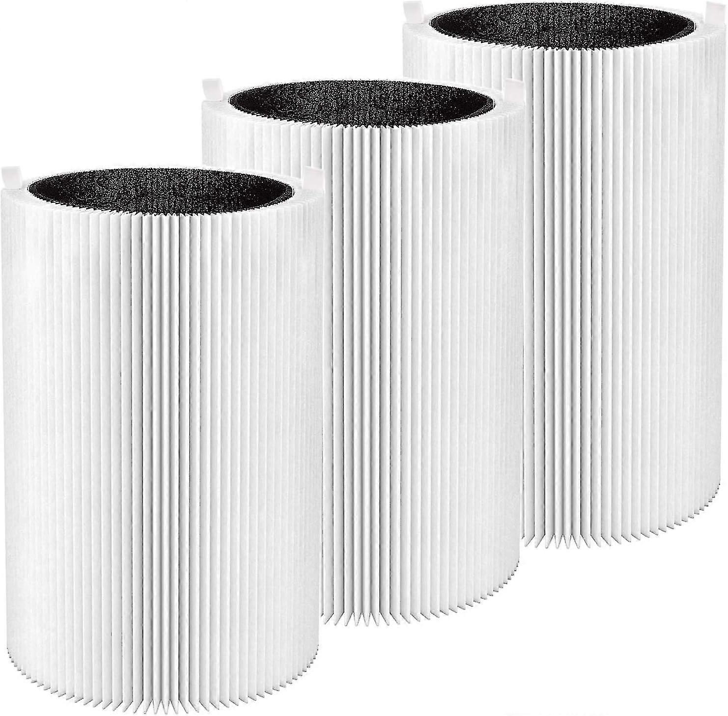 3-Pack Blue Pure 411 Replacement Filters Compatible with Blueair