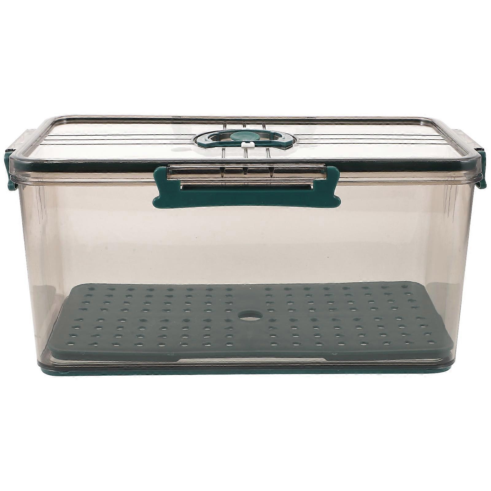 Bread Container Transparent Storage Box Container For Fridge Bread Storage Box Refrigerator Storage Crisper The Pet