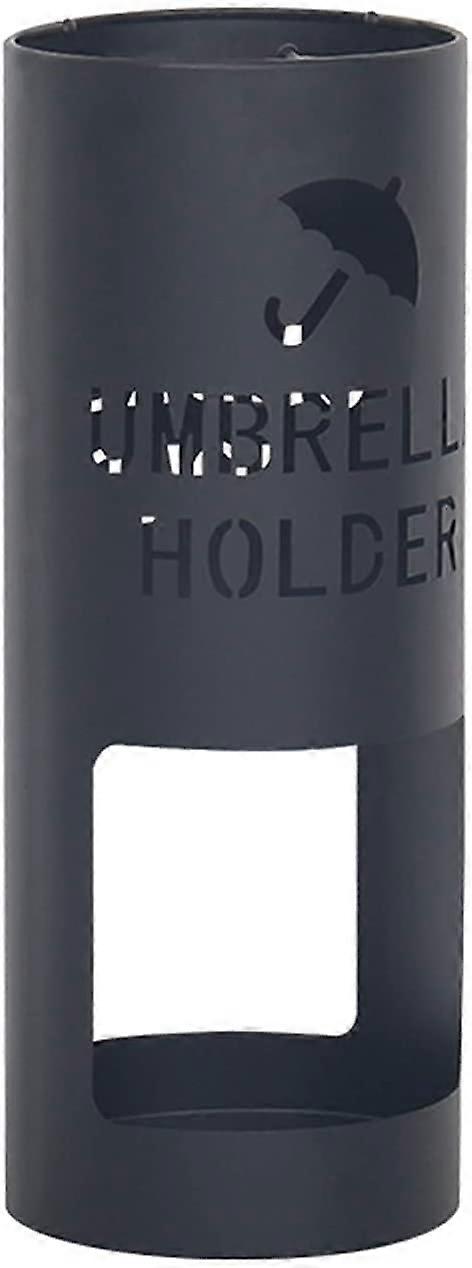 Umbrella Stand Wrought Iron with 3 Hooks Waterproof Rustproof for Home Entryway Storage