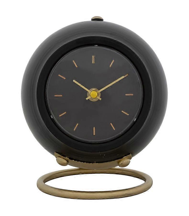 Table clock ball black cm 16x13x19