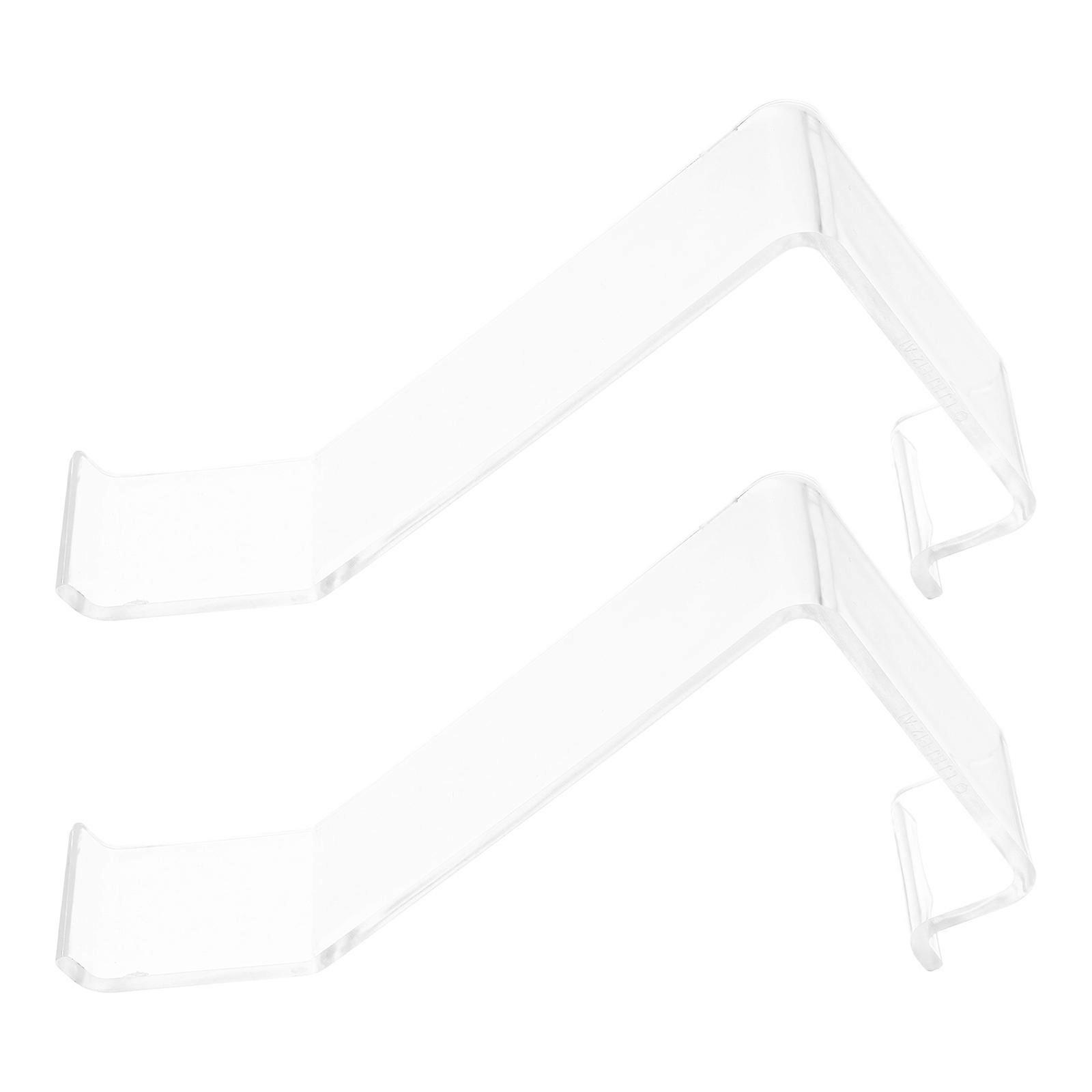 Acrylic Transparent Shoe Display Holder for Store Use 2Pcs Pack