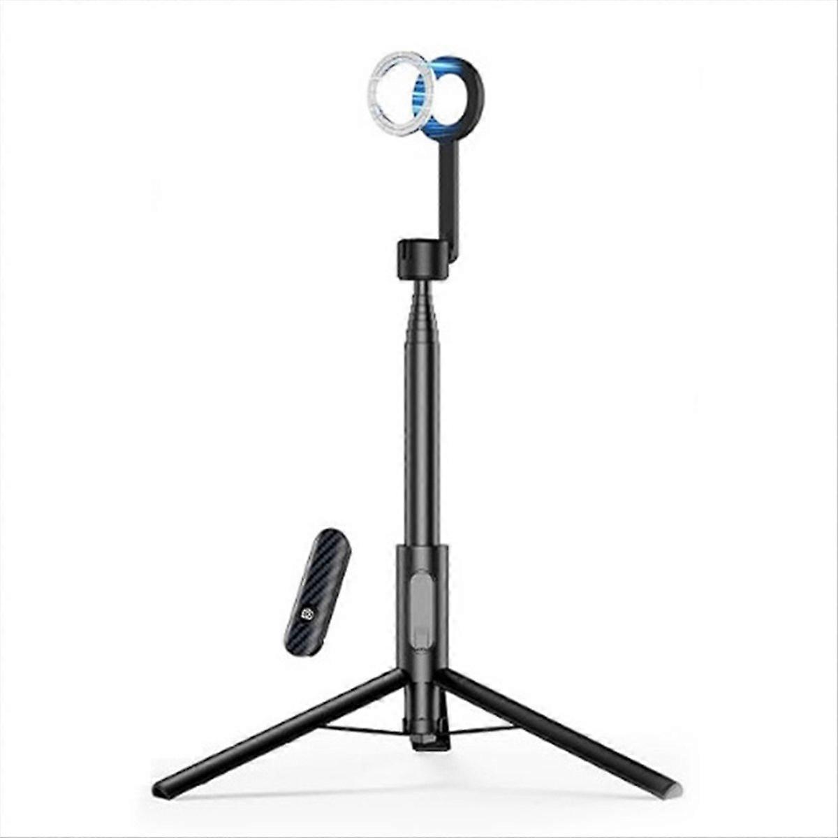 Magnetic Phone Tripod 1.6M Extendable Selfie Stick with Wireless Remote Portable Phones Stand for Android Phone A