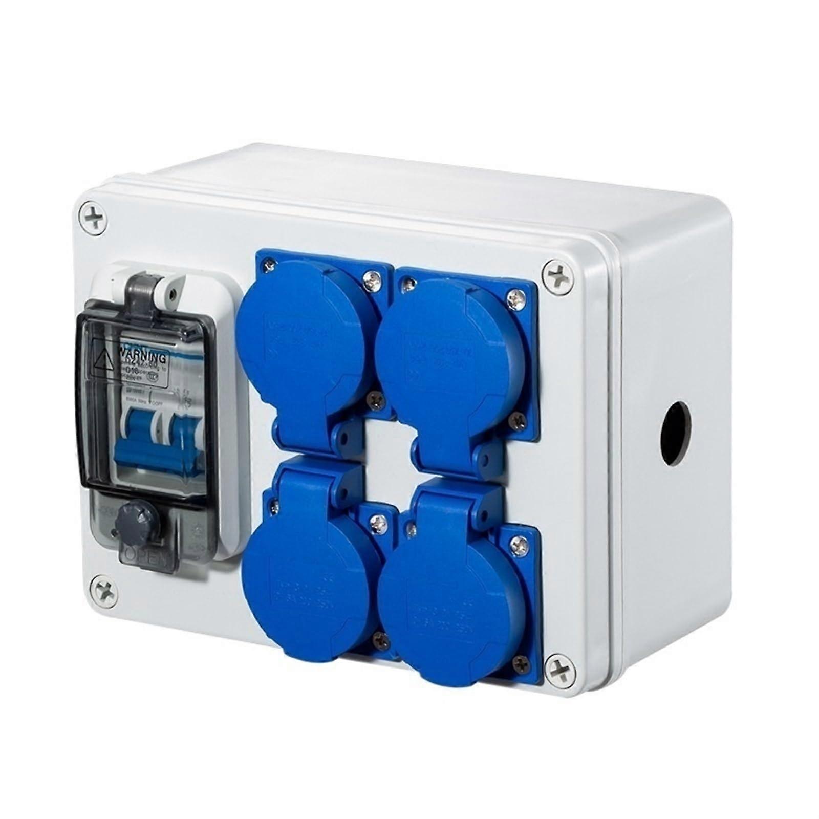 Outdoor Waterproof Socket Box Wall Mounted EV Charging Station with 16A SinglePhase Outlet