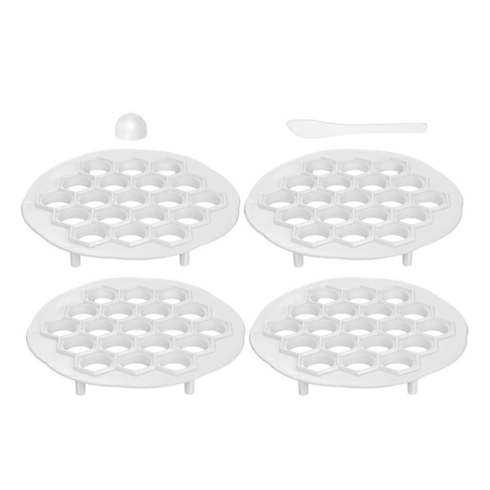 Dumpling Dough Press Easy for Beginners 4Sets White Kitchen Tool