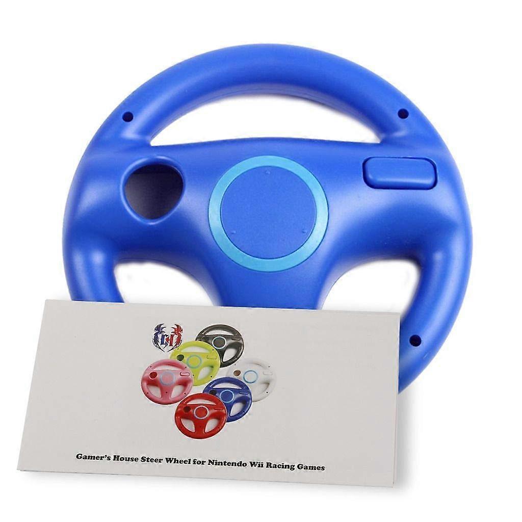 Steering Wheel for Mario Kart 8 Nintendo Wii Remote Plus Controller Blue 6 Colors