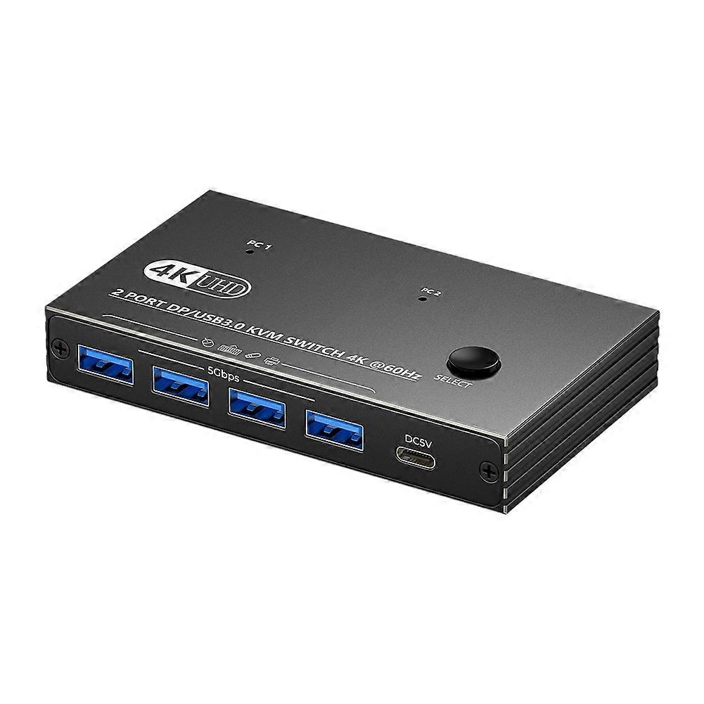 DPKVM Switch 8K30/4K60/120Hz USB Mouse and Keyboard Sharing Host Printer Video Synchronization