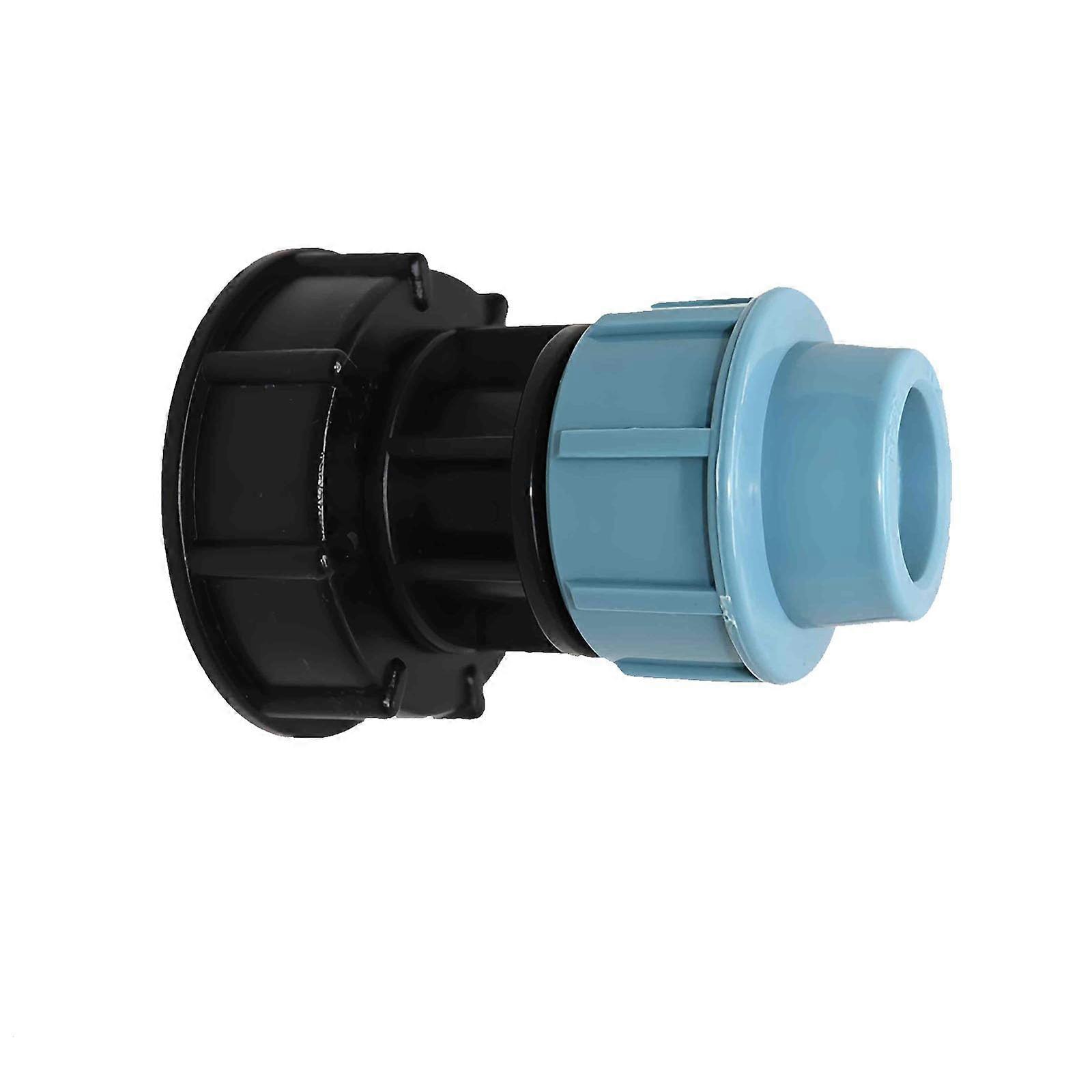 IBC Tank Adapter S60x6 Water Tank Connector to MDPE Pipe 20mm Outlet Quick Flow Control