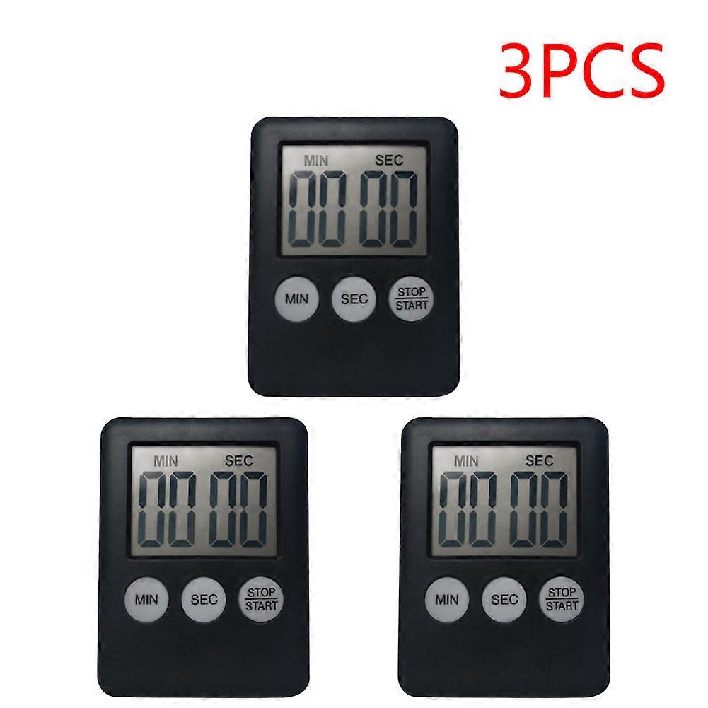 1-3pcs Kitchen Timer Magnet Countdown Alarm Clock Mechanical Thin Baking Cooking Timer Cooking Shower Study Display Stopwatch
