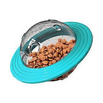Dog Interactive Feeding Toy Ball Shape Leaking Food Puzzle Slow Feeder for Dog Mental Exercise  Yellow